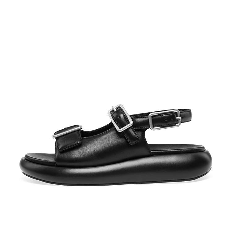 ASH ASH VIRGY Sheepskin One Strap Sandals Women's