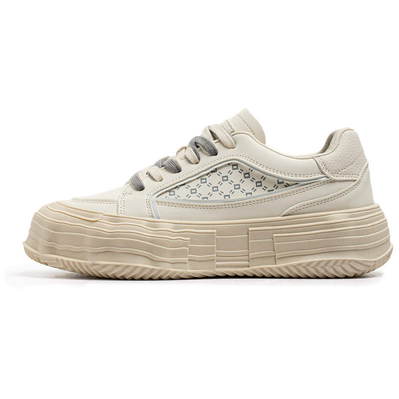 GONGNIUMEILI Pu Low top Skateboard Shoes Men's
