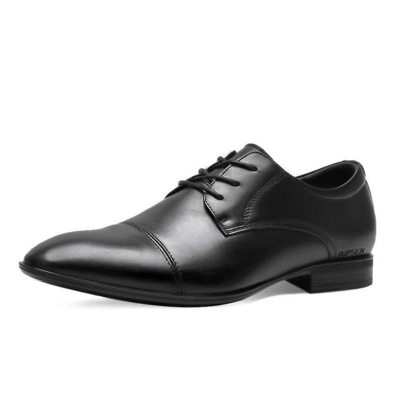 AIPSEN Dress Shoes Men's Low Top Black