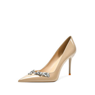 CHILI Sexy Pointed Toe Cool Lady Socialite Slim Heel High Heels Women's