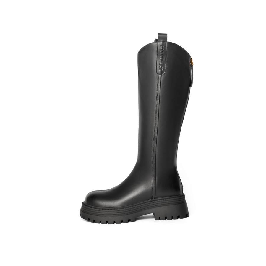 BELLE Knee high Boots 5.5cm Women's Black