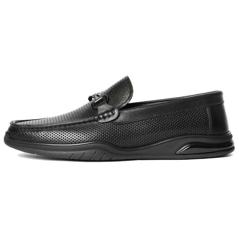 BELLE Cow Leather Casual Shoes Men's Black