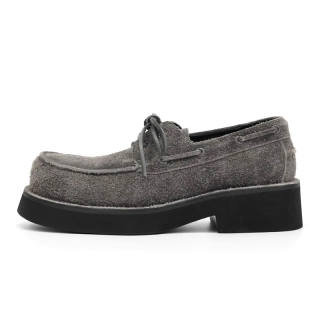 NIUHAN Men's Casual Shoes Men's Low Top Gray Black