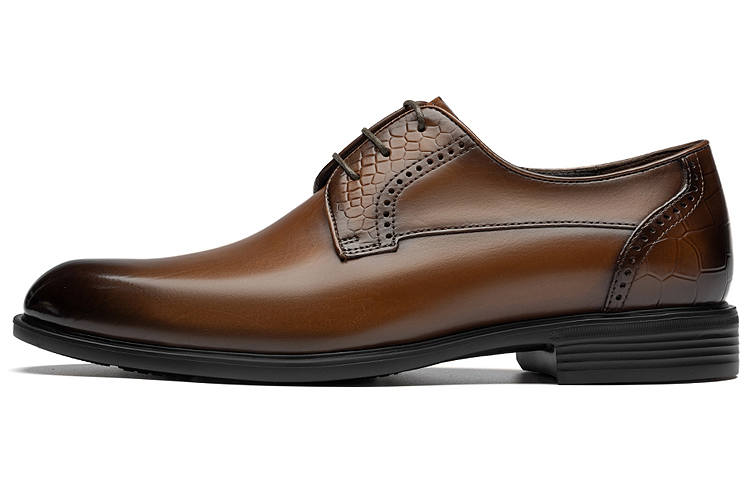 Roberta Di Camerino Dress Shoes Men's Low Top Yellow Brown