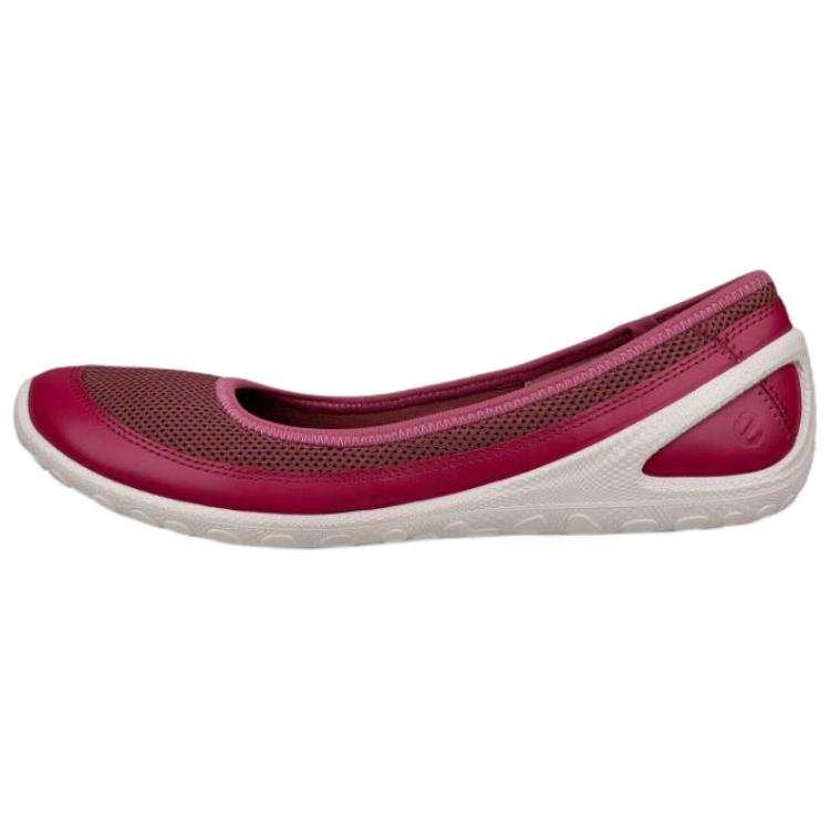 Ecco Ecco BIOM LITE Leather Casual Shoes Women's Red