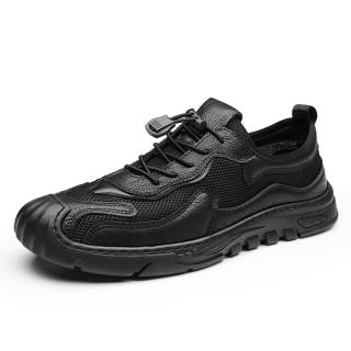 EGCHI Synthetic Leather Slip Resistant Slip Resistant Low top Casual Shoes Men's