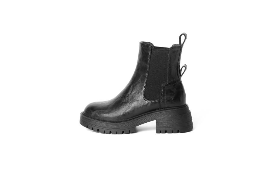 BELLE Synthetic Leather Short Chelsea Boots Women's