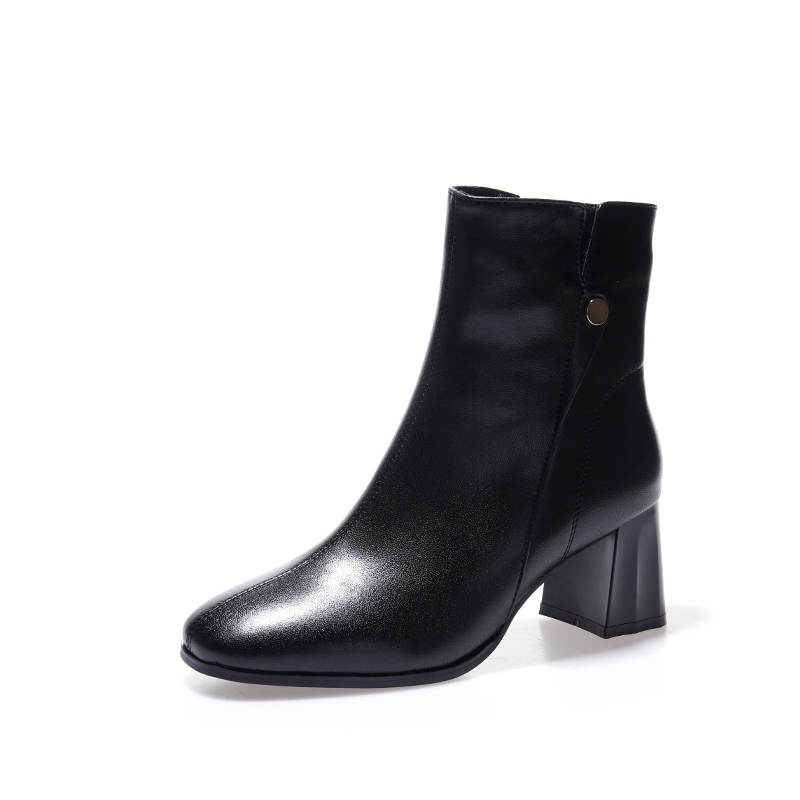 Devanro Devanro Cow Leather Ankle Boots 6.0cm Women's