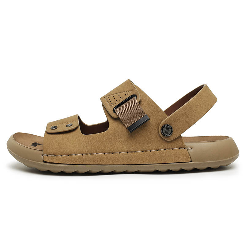G.N.SHIJIA Beach Sandals Men's Yellow/Khaki