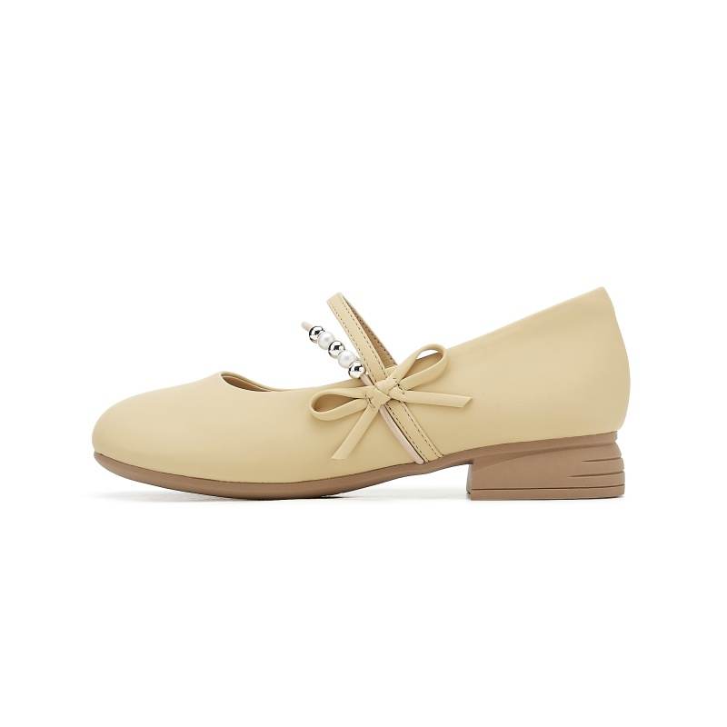 DAPHNE DAPHNE Mary Jane Shoes Women's Beige
