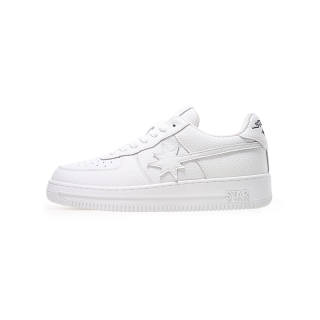 Starwalk Soldier Cow Leather Low top Skateboard Shoes Unisex White