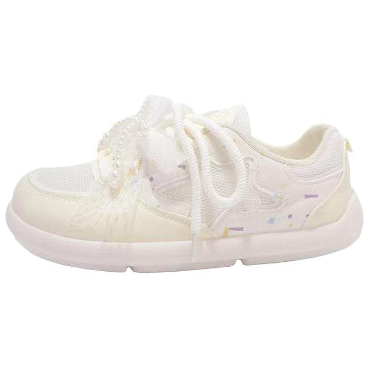 Alxnan Pu Low top Casual Shoes Women's Ecru