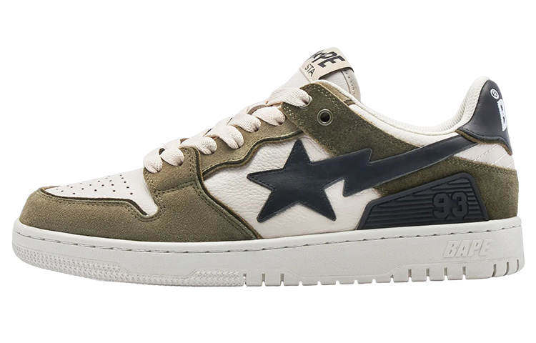 A BATHING APE A BATHING APE® Sk8 Sta #4 M1 "Olive Darb" Sneakers
