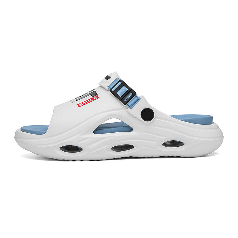 NANJIREN Beach Sandals Men's Beige / Dark Grey