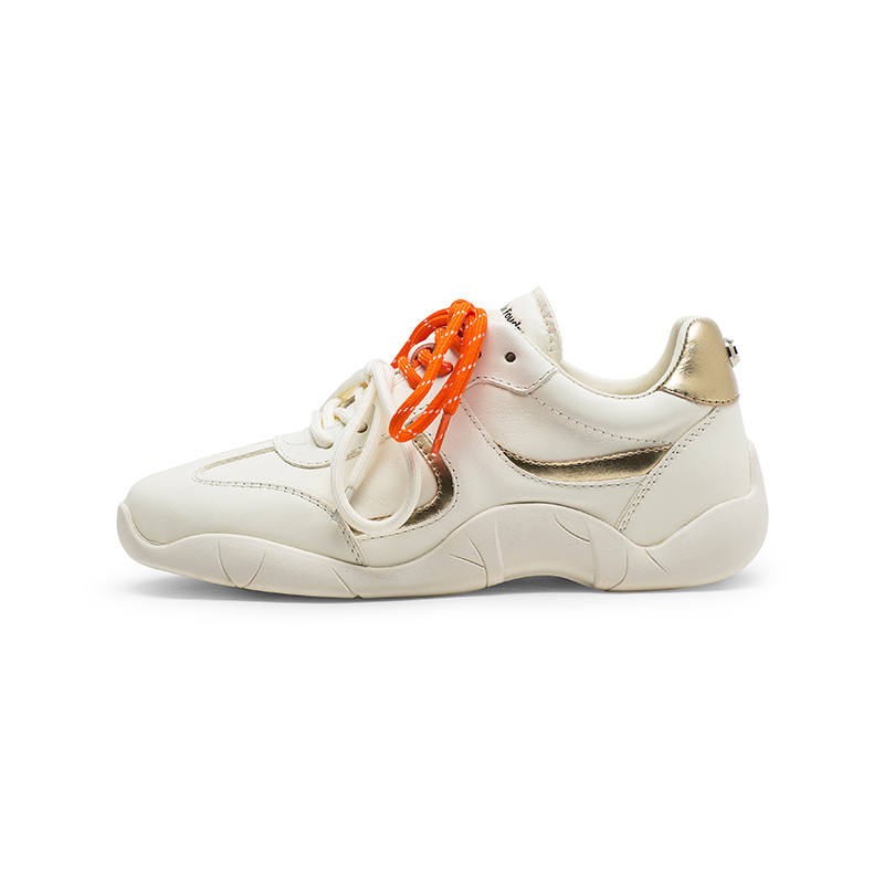 Coup De Foudre Cow Leather Slip Resistant Abrasion Resistant Slip Resistant Abrasion Resistant Low top Casual Shoes