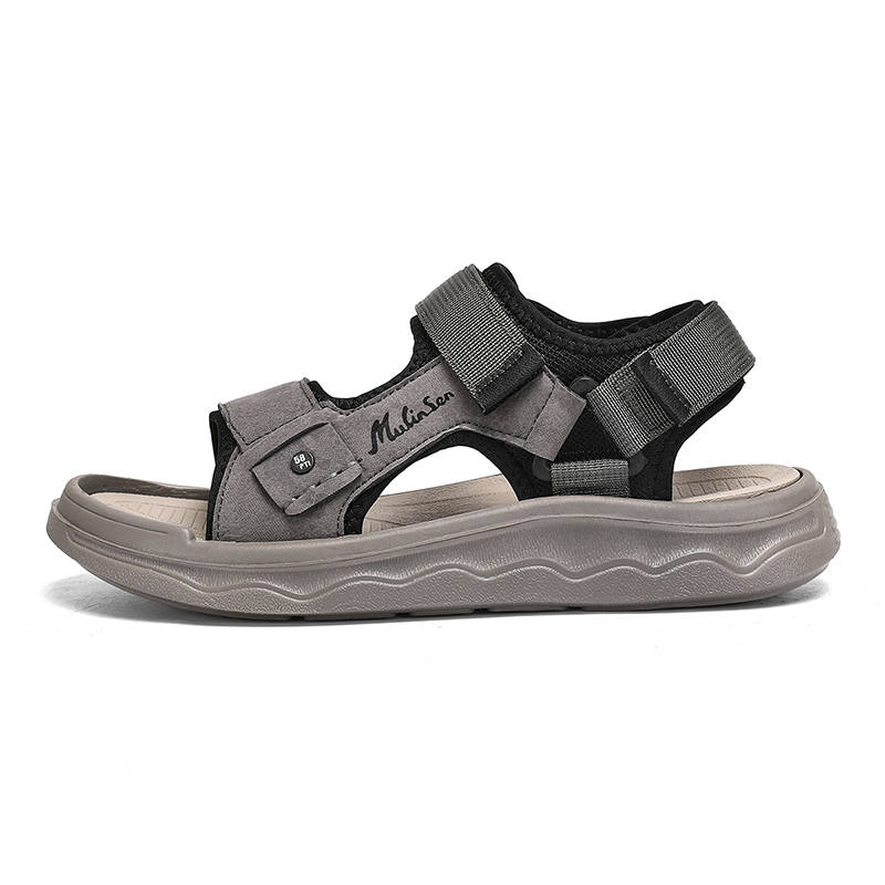 Mulinsen Mulinsen Beach Sandals Men's Gray/Black
