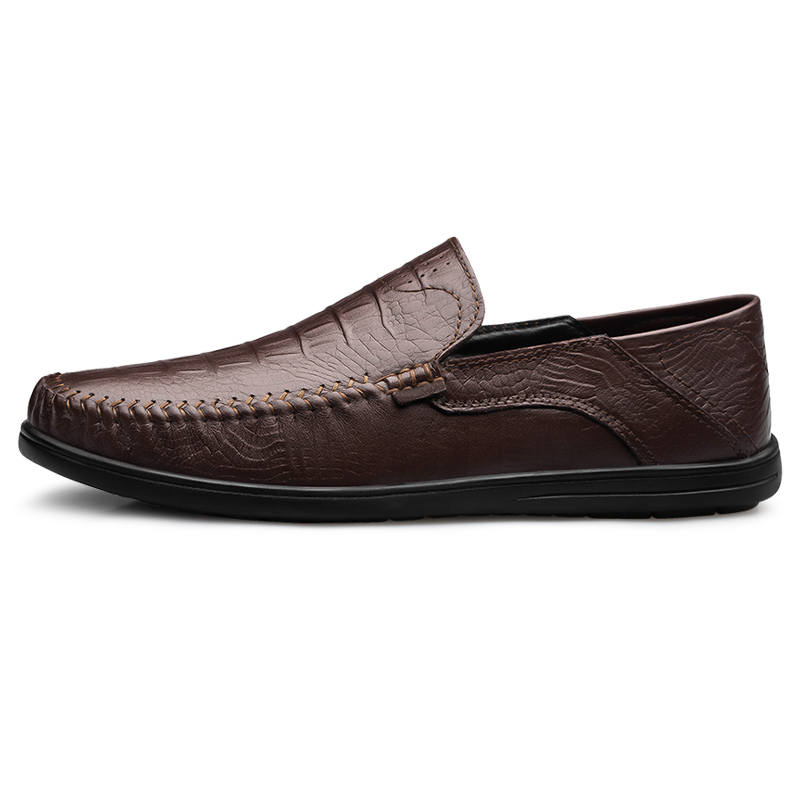 YINGLUNQISHI Casual Shoes Men's Brown