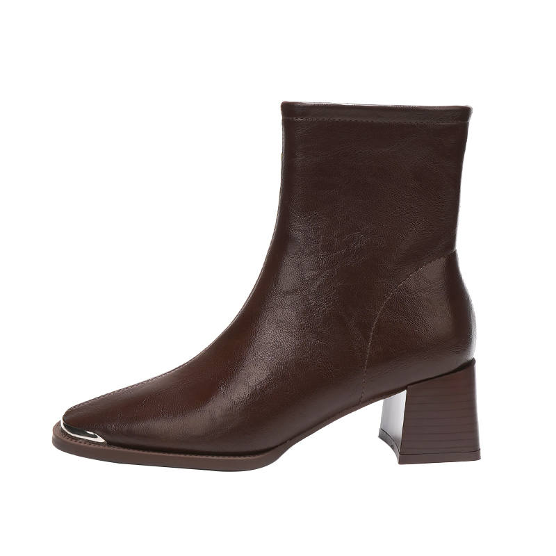 Beijiani Beijiani Ankle Boots Women's Brown/Black