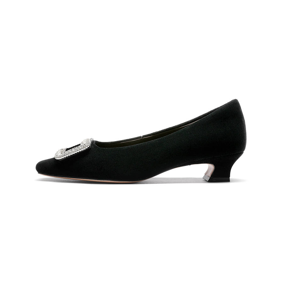 GOLDLION Chunky Heel High Heels 3.5cm Women's