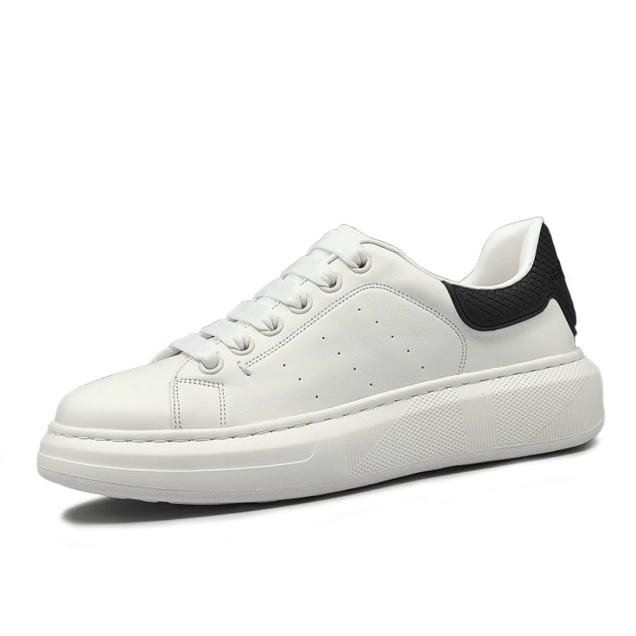 SENJIALUO Top Grain Cow Leather Moisture Wicking Abrasion Resistant Lightweight Slip Resistant