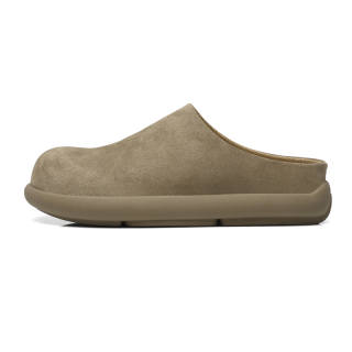 XIAOTOULANG Abrasion Resistant Closed Toe Slippers Men's Khaki