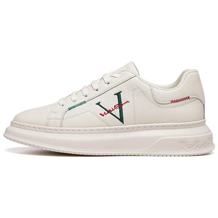 VICKI BROWN White Sneakers Cow Leather Low top Casual Shoes Men's