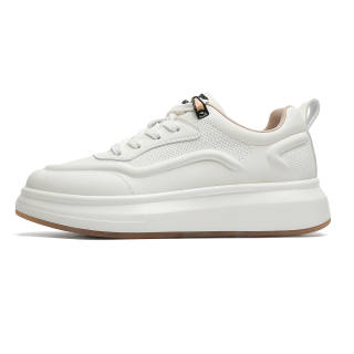 BAIXIAOT McQueen White Sneakers Slip Resistant Cushioning Abrasion Resistant Lightweight Low top Skateboard Shoes Men's