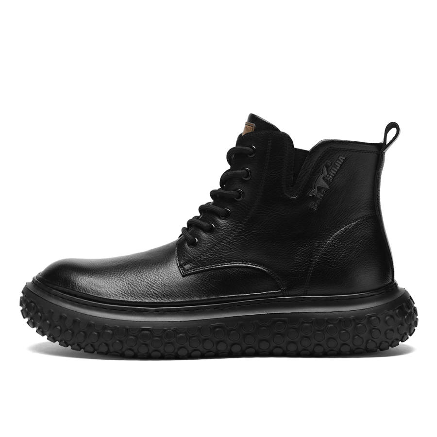 G.N.SHIJIA Abrasion Resistant Height Increasing Abrasion Resistant Height Increasing Short Outdoor Boots 4cm Men's