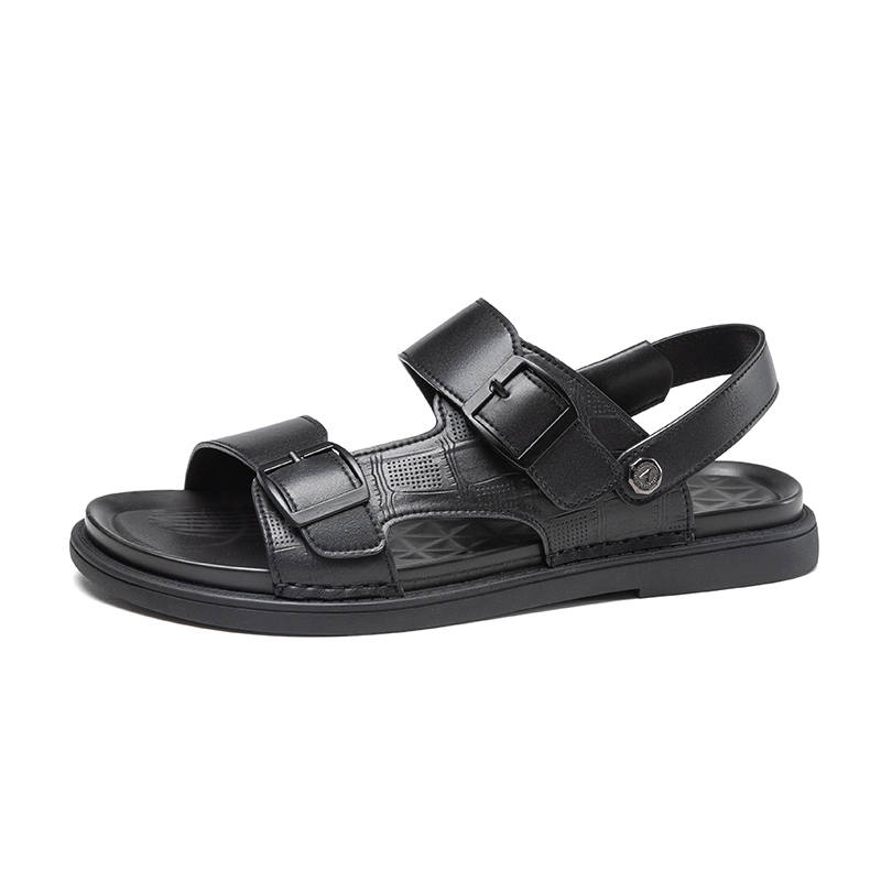 AOKANG AOKANG Beach Sandals Men's Black/Brown