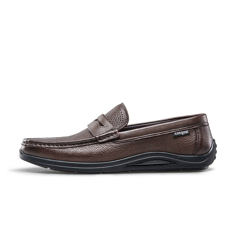 KANGNAI Perforated Shoe Casual Shoes Men's