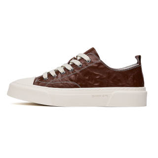 HUITE Top Grain Cow Leather Abrasion Resistant Breathable Abrasion Resistant Breathable Low top Skateboard Shoes Men's