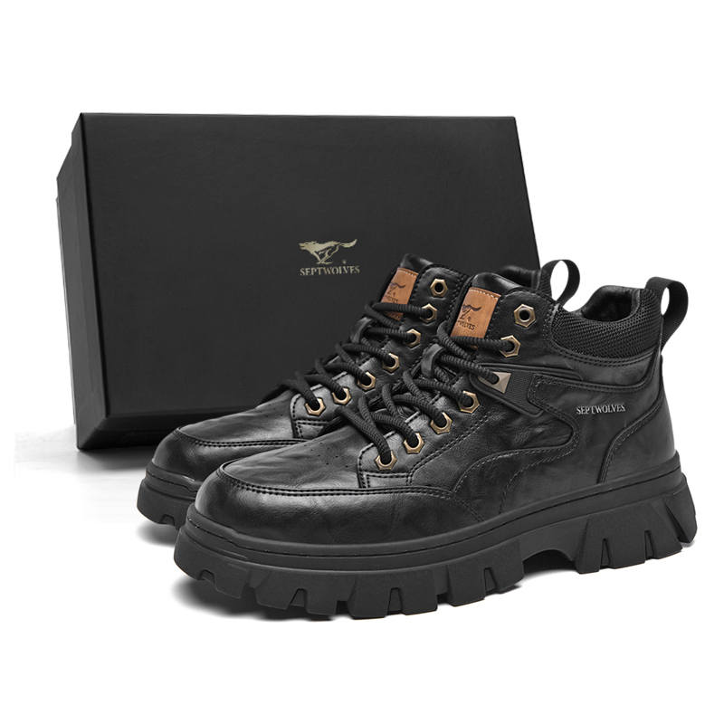 SEPTWOLVES SEPTWOLVES Short Mid Calf Combat Boots Men's