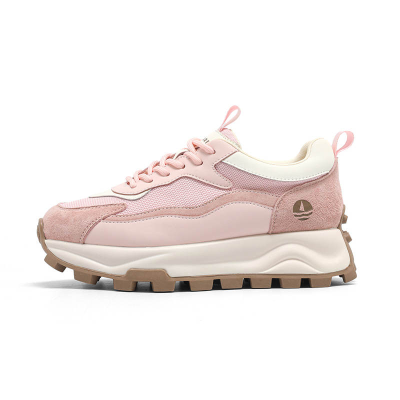 NAVIGARE Height Increasing Low top Casual Shoes Women's Pink