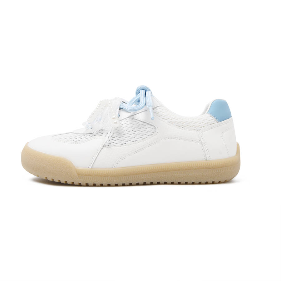 CAMEIDO Breathable Low top Casual Shoes Women's White