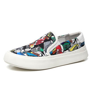 I.30 Pu Low top Skateboard Shoes Men's Multicolor