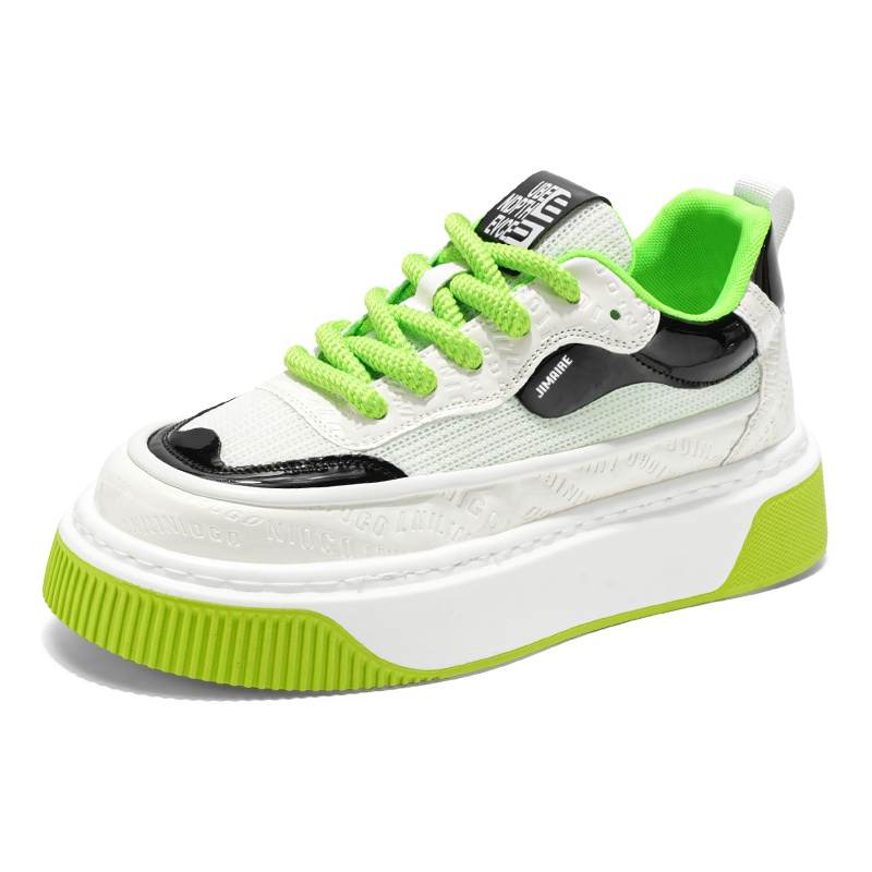 JINMAIWANG Microfiber Leather Slip Resistant Cushioning Abrasion Resistant Lightweight Breathable Height Increasing