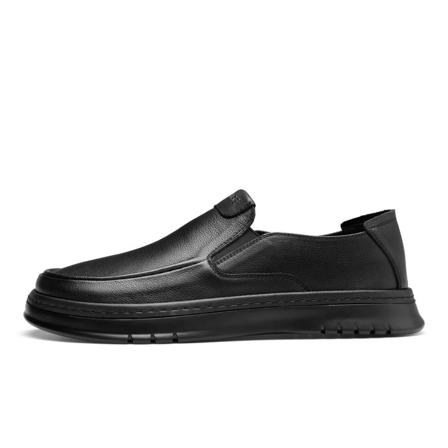 D:FUSE SCANDINAVIA D FUSE SCANDINAVIA Cow Leather Casual Shoes Men's Black Gray
