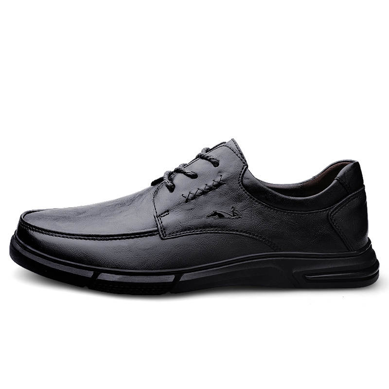 YINGLUNQISHI Top Grain Cow Leather Casual Shoes Men's