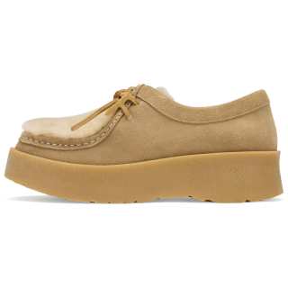 73Hours Holiday Friend Cow Split Leather Loafers Women's Brown