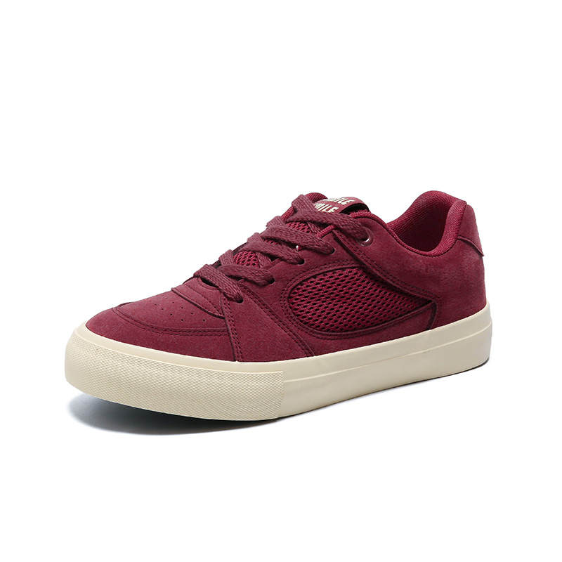 DAOTUSEN Synthetic Leather Slip Resistant, Abrasion Resistant, Breathable Low top Skateboard Shoes Men's