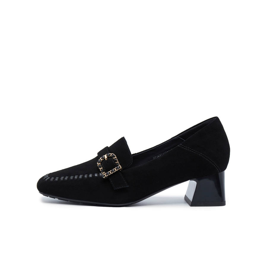 ELLE Super Soft Chunky Heel Unlined Shoes Loafers Women's 2025 Women's Shoes