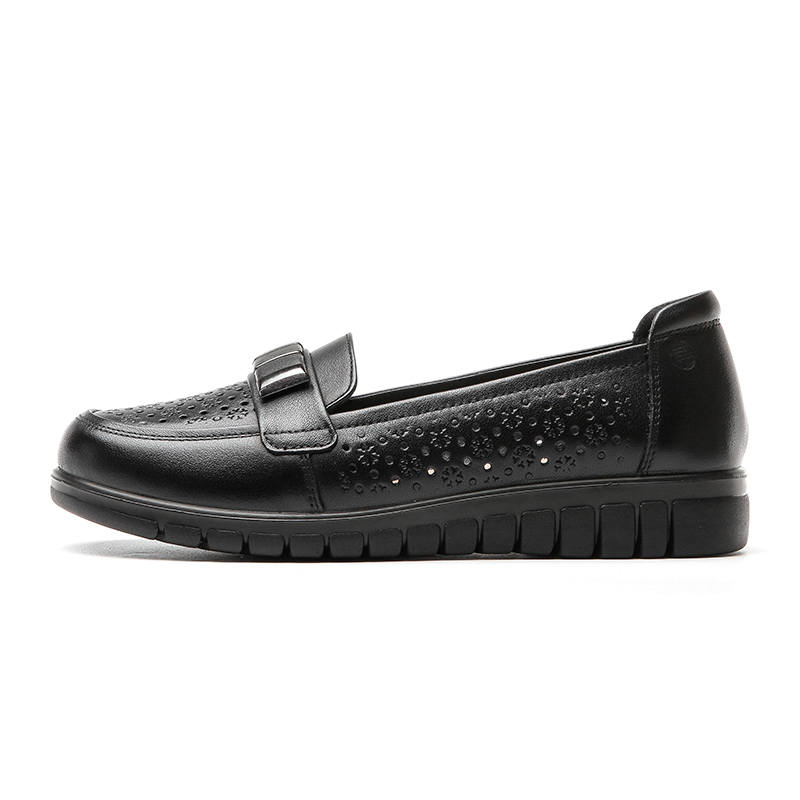 XINNUO Cow Leather Casual Shoes Women's