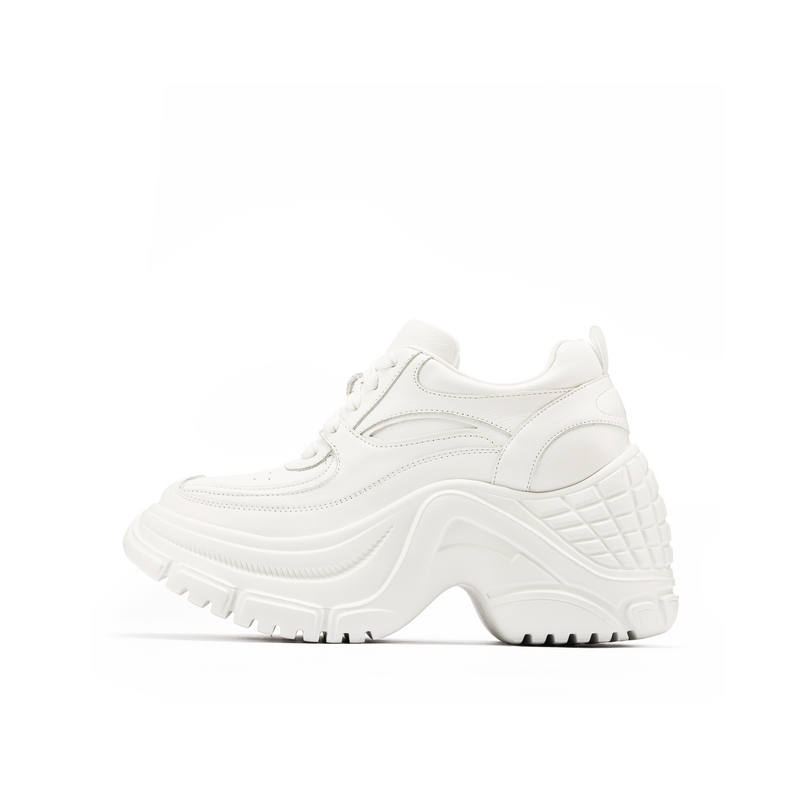 JOOC Cow Leather Low top Chunky Sneakers Women's