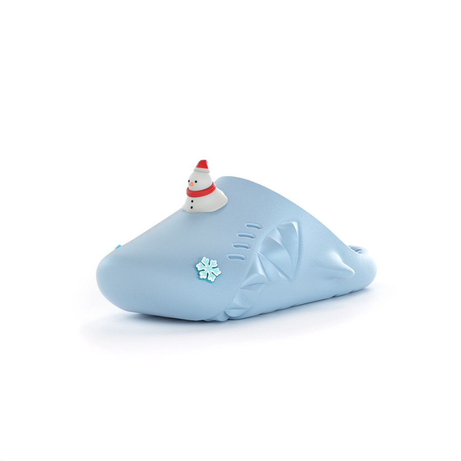 HelloSlippers Shark Müller Sharkicks Mule Christmas Snowman Closed Toe Slippers Unisex