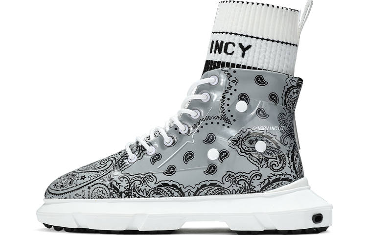 NORVINCY NORVINCY Combat Boots Unisex Gray