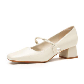 Boldi Kuki Pu Chunky Heel Mary Jane Shoes Women's