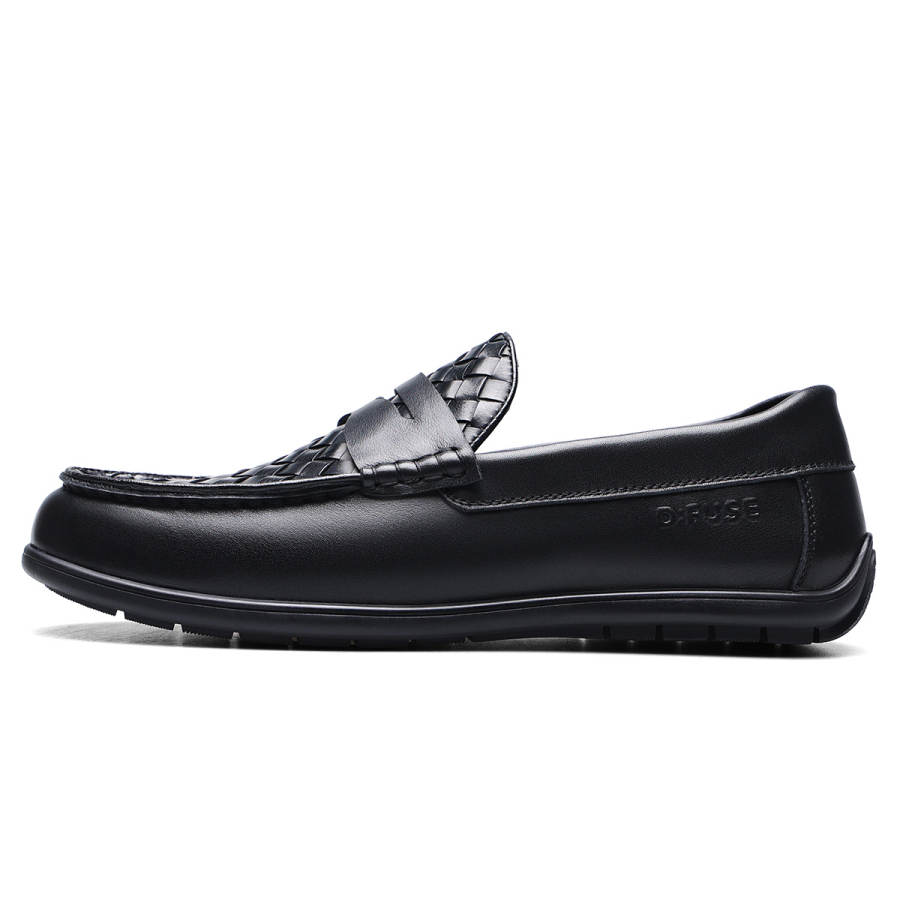 D:FUSE SCANDINAVIA D FUSE SCANDINAVIA Cow Leather Casual Shoes Men's Black