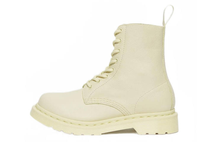 Dr.Martens Dr. Martens 1460 Pascal Mono Lace Up Boots 'Cream' Women's