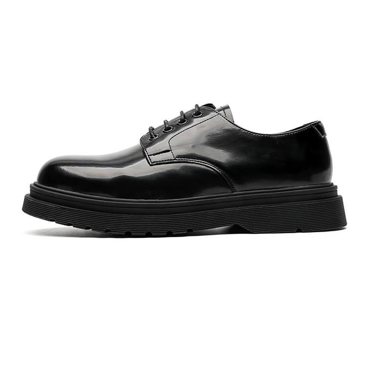 GZZ Dress Shoes Men's Low Top Black