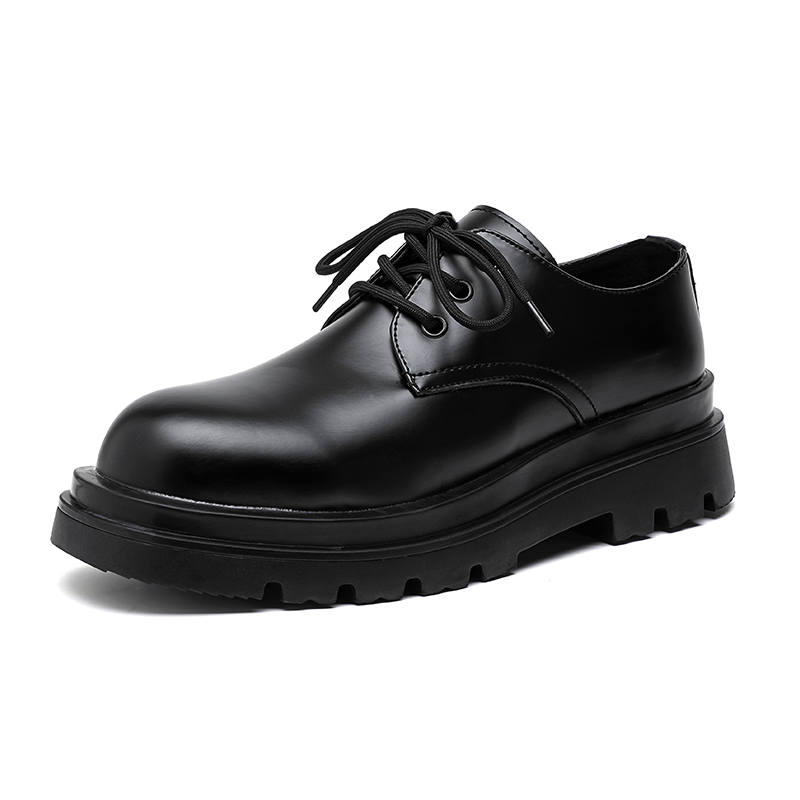 V ZERO FIVE V ZERO FIVE Microfiber Leather Casual Shoes Men's Black